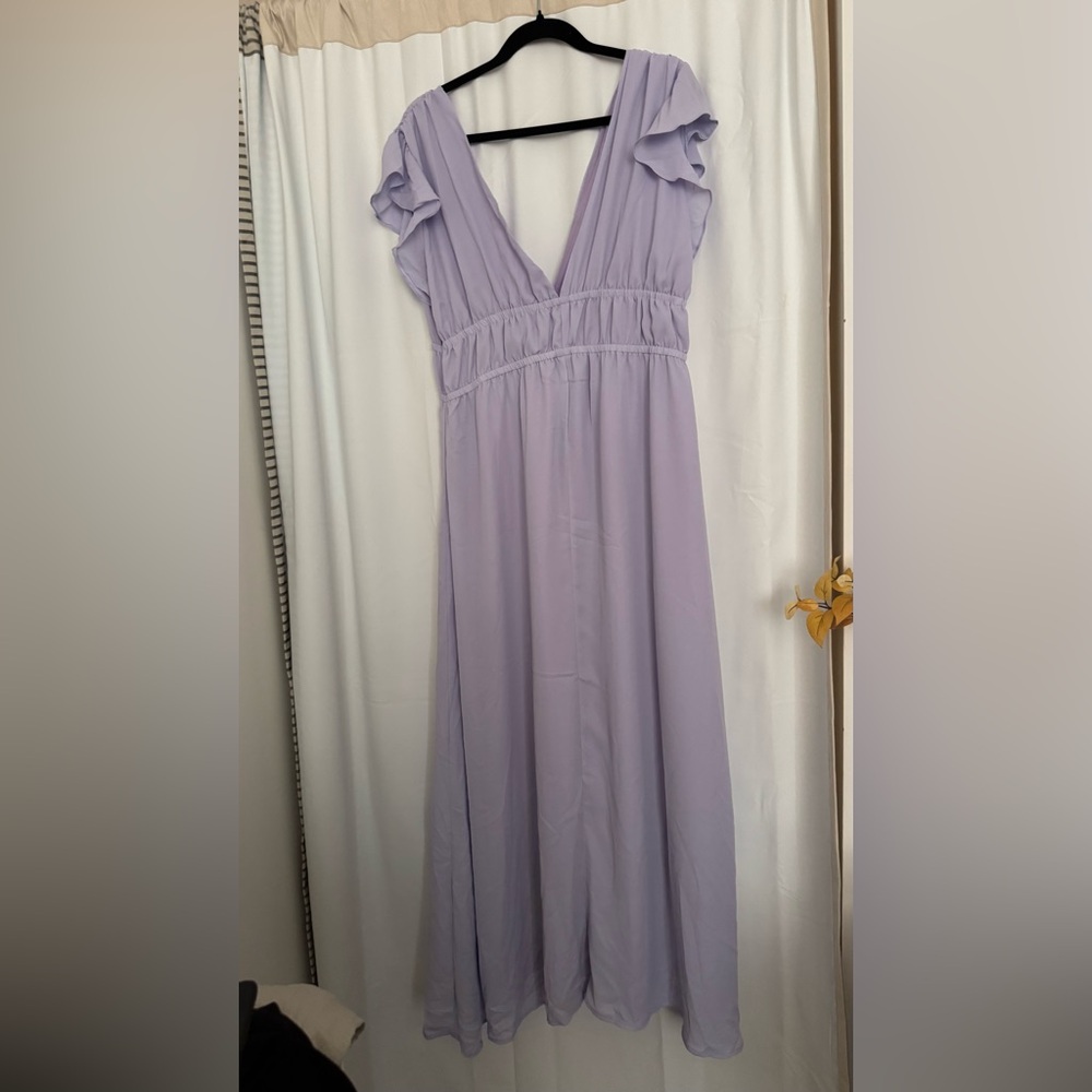 End Of Summer SALE! Cider Light Purple Maxi Dress